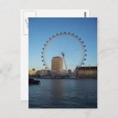 London Eye & Thames Briefkaart (Voorkant / Achterkant)