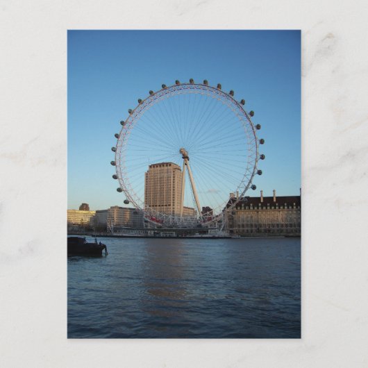 London Eye & Thames Briefkaart (Voorkant)
