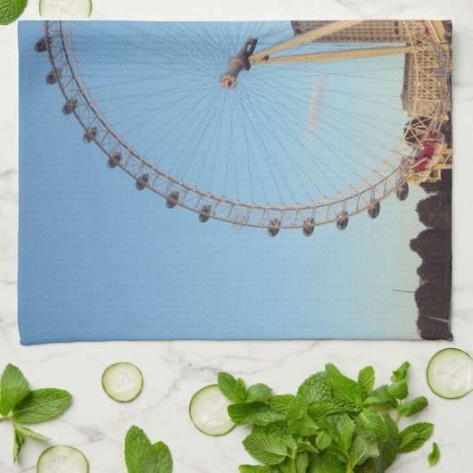 London Eye Theedoek (Gevouwen)