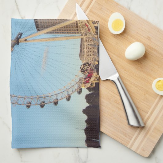 London Eye Theedoek (Quarter Fold)