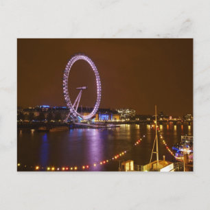 London Eye, Theems en lichten van Briefkaart