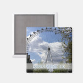 London Eye (UK) Holiday Souvenir Magnet (Voorkant / Achterkant)