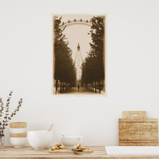 London Eye - Walk the Line Poster (Keuken)