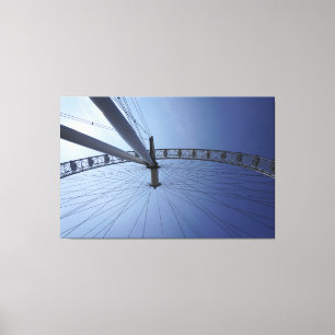 London Ferris Wheel Canvas Afdruk
