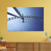 London Ferris Wheel Canvas Afdruk (Insitu (Woonkamer))