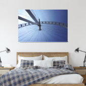 London Ferris Wheel Canvas Afdruk (Insitu (Slaapkamer))