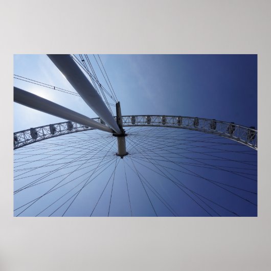 London Ferris Wheel Poster (Voorkant)