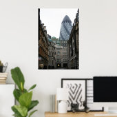London Financial District Poster (Thuiskantoor)
