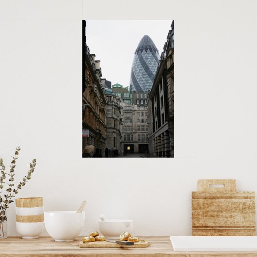 London Financial District Poster (Keuken)