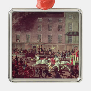 London Fire Engines, gegraveerd door R.G. Reader Metalen Ornament