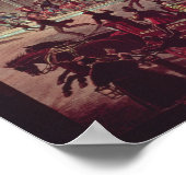 London Fire Engines, gegraveerd door R.G. Reeve Poster (Hoek)