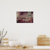 London Fire Engines, gegraveerd door R.G. Reeve Poster (Keuken)