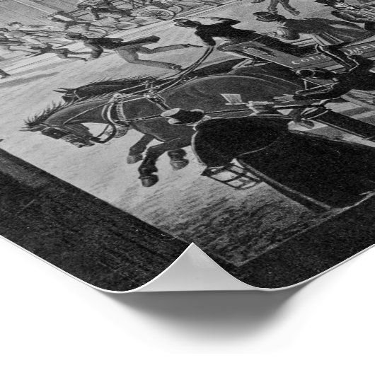 London Fire Engines Poster (Hoek)