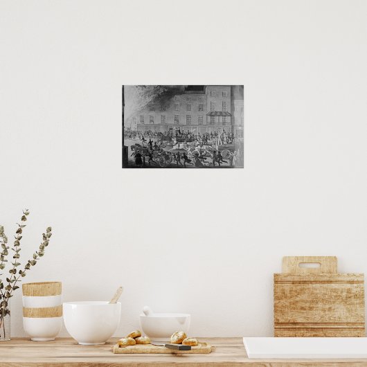 London Fire Engines Poster (Keuken)