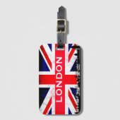 London Flag Bagagelabel (Voorkant (verticaal))