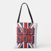 London Flag Canvas tas (Achterkant)