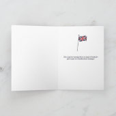 London Flag / Gevouwen Wenskaart Feestdagen Kaart (Binnen)