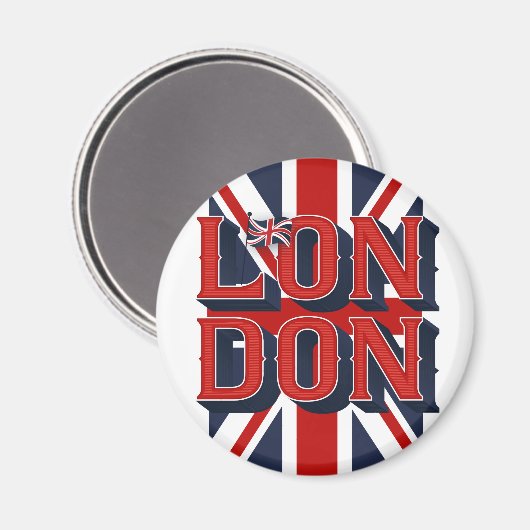 London Flag Magnet (Voorkant / Achterkant)