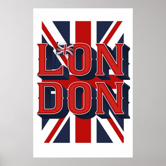 London Flag Poster (24x36) (Voorkant)