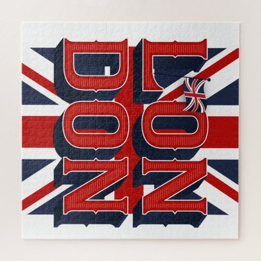 London Flag Puzzle (20x20) Legpuzzel (Horizontaal)