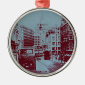London Fleet Street Metalen Ornament (Voorkant)