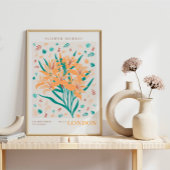 London Flower Market Botanisch Poster