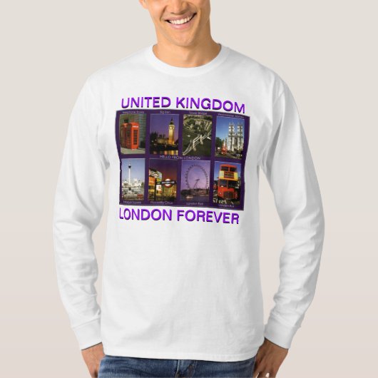 London Forever Shirt door Mojisola A Gbadamosi Oku (Voorkant)