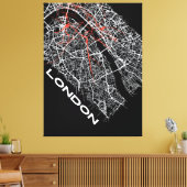 London Gallery Art Canvas Afdruk (Insitu (Woonkamer))