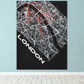 London Gallery Art Canvas Afdruk (Insitu (Houten vloer))