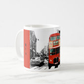 London Gift Mok met Red Bus (Voorkant links)