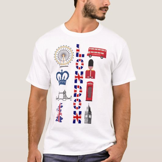 London gift of souvenir t-shirt (Voorkant)