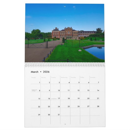 London Great Britain Architecture City Kalender (Mar 2026)