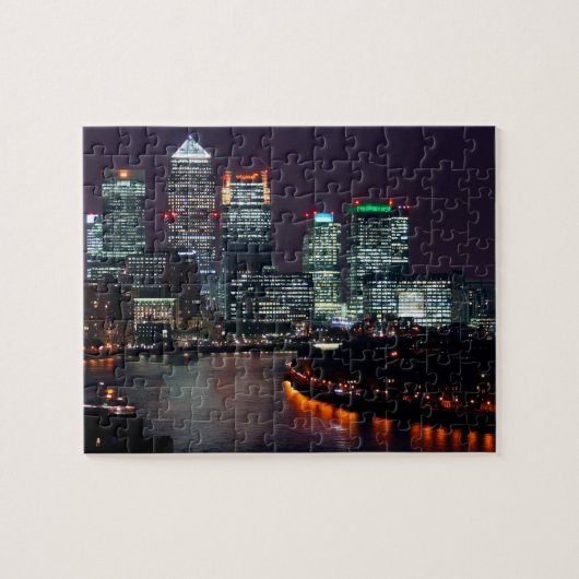 London Great Britain Night Uitzicht Jigzaag Puzzle Legpuzzel (Horizontaal)