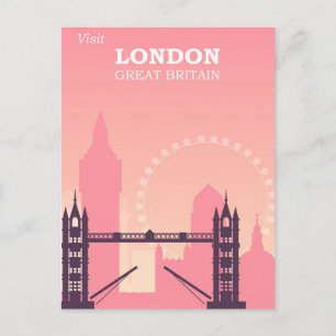 London Great Britain Vintage Vintage Travel Briefk Briefkaart