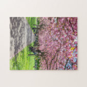 London Greenwich Park cherry blossom puzzle Legpuzzel (Horizontaal)