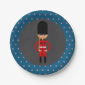 London Guard Boy Birthday Party Papieren Bordje (Voorkant)