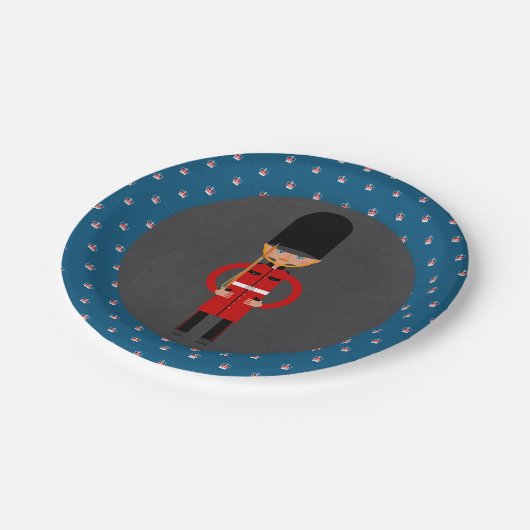 London Guard Boy Birthday Party Papieren Bordje (Gekanteld)