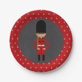 London Guard Boy Birthday Party Papieren Bordje (Voorkant)