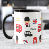 London Guards Bus Naam Monogram Brits Engeland Mok