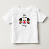 London Guards Dark Skin Naam Peuter T-shirt (Voorkant)