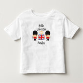 London Guards Jongensnaam Brits Engeland Kinder Shirts (Voorkant)