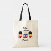 London Guards Naam Brits Engeland Tote Bag (Achterkant)