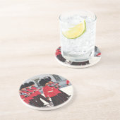 London Guards Zandsteen Onderzetter (Zijkant)