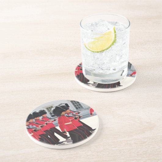 London Guards Zandsteen Onderzetter (Zijkant)