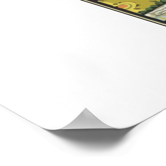 London Gwr, Vintage Poster (Hoek)