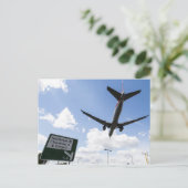 London Heathrow Jet Landing Briefkaart (Staand voorkant)
