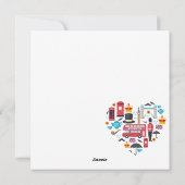 London Holiday Card Feestdagenkaart (Achterkant)