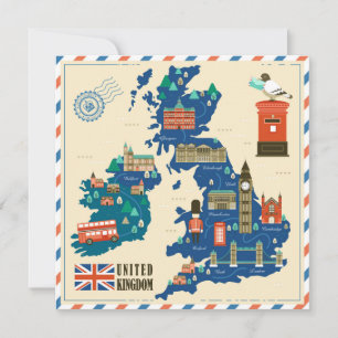 London Holiday Card Feestdagenkaart