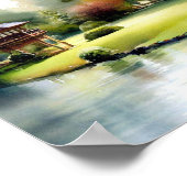 London-Holland Park (D), Waterverf Poster (Hoek)