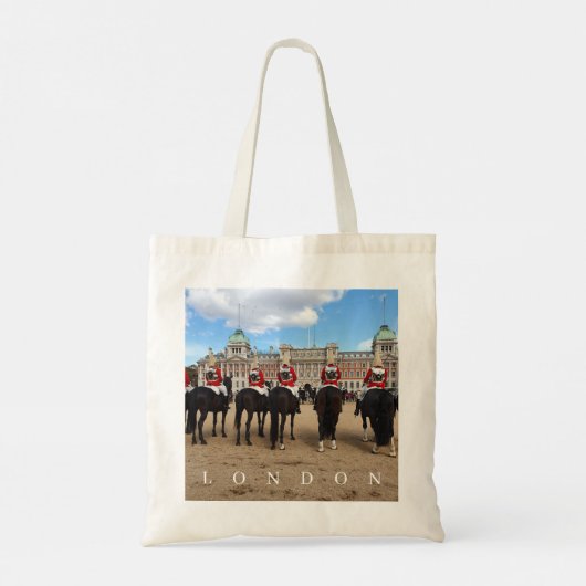 London Horse Guards Parade uitzicht canvas tas (Achterkant)